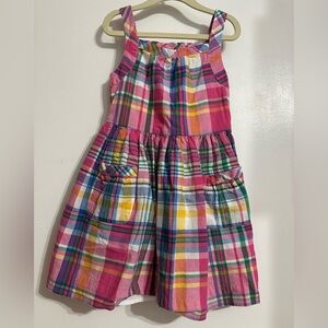 Polo by Ralph Lauren Colorful Plaid Kids Dress